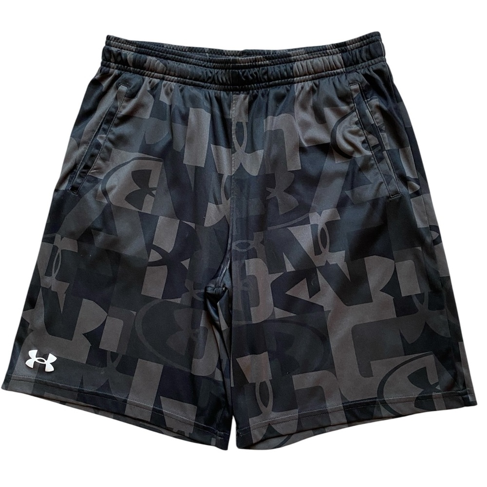 Boy’s Under Armour Black and Gray Shorts